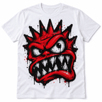 Angry Red Monster Graffiti Street Art Men's Graphic T-Shirt