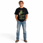 Jeremiah Was a Bullfrog Funny Frog Guitar Graphic T-Shirt for Men