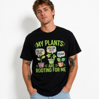 My Plants Are Rooting for Me Funny Plant Lover Men's Graphic T-Shirt