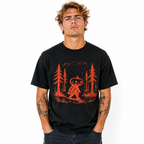 Halloween Pumpkin Head Forest Creature Spooky Vintage Graphic Men's T-Shirt
