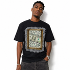 6 People I Trust Funny Money Graphic T-Shirt Dollar Bill Humor Meme Tee