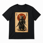 Vintage Japanese Samurai Rat Warrior Graphic T-Shirt Anime Art Tee