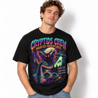 Cryptid Crew Mothman UFO Lake Monster Men's Graphic T-Shirt