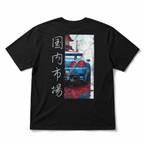 JDM Drift Car T Shirt Japanese Street Racing Graphic Anime Style Casual Tee