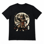 Samurai Cat Ninja Japanese Katana Tokyo Aesthetic Graphic Unisex T-Shirt