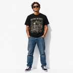 Waiting on Parts Skeleton Mechanic Car Garage Funny Men's Graphic T-Shirt