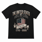 We The People 1776-2026 USA 250th Anniversary Patriotic Men's T-Shirt