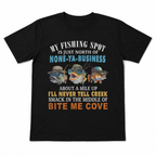 My Fishing Spot Funny Bass Fishing Humor Men's Graphic T-Shirt