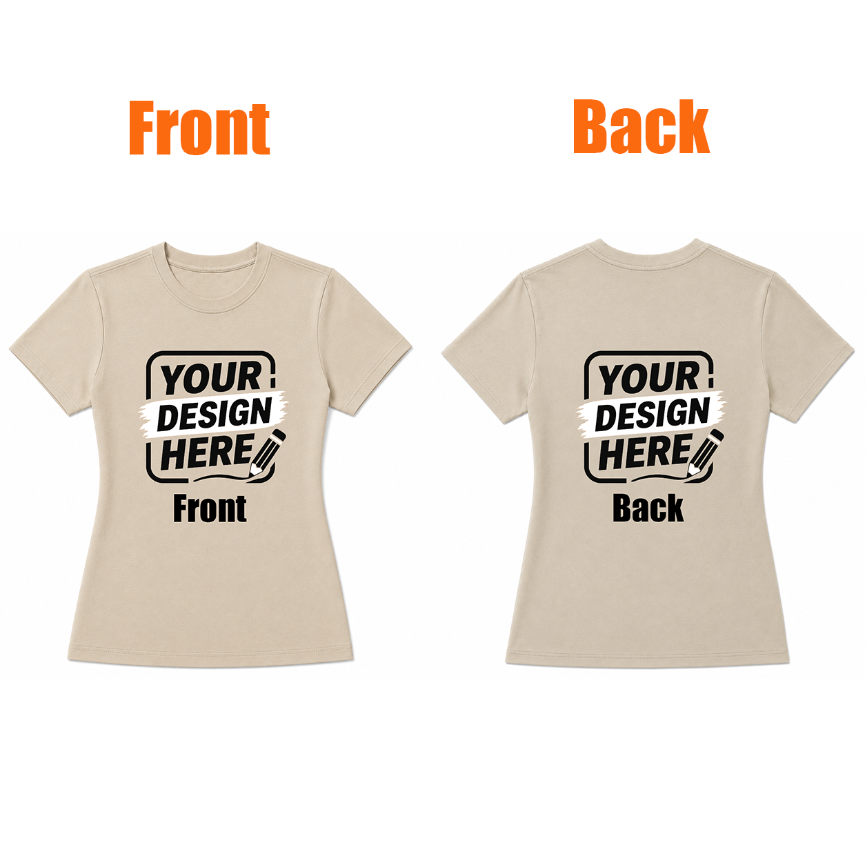 Custom Women T-Shirt – Design Your Own Personalized Shirt