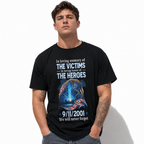 9/11 Never Forget Patriotic Eagle Memorial Tribute Men's T-Shirt