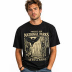 Protect Our National Parks Cryptid Bigfoot Mothman Ghost Men's T-Shirt