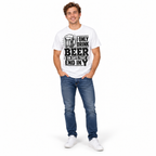I Only Drink Beer on Days That End in Y Funny Beer Men's T-Shirt