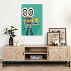 8x12in vertical iron sheet painting