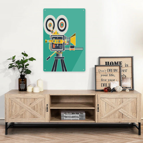 8x12in vertical iron sheet painting