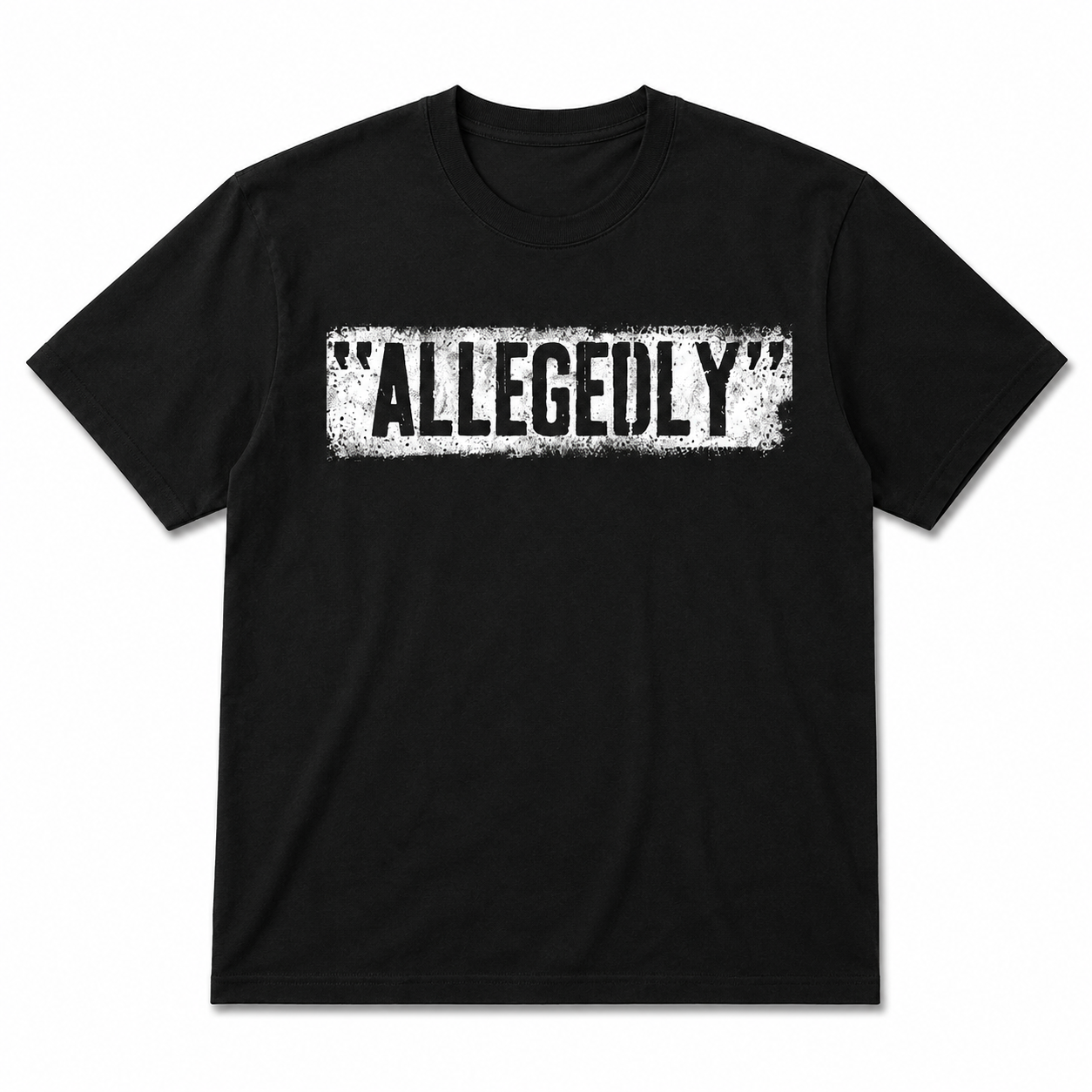 Allegedly Funny T-Shirt Sarcastic Humor Meme Graphic Tee