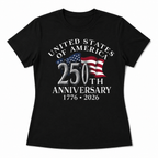 USA 250th Anniversary T-Shirt | America Semiquincentennial 1776-2026 Graphic Tee