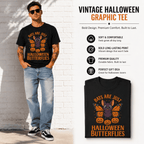 Bats Are Just Halloween Butterflies Cute Bat Pumpkin Men's T-Shirt