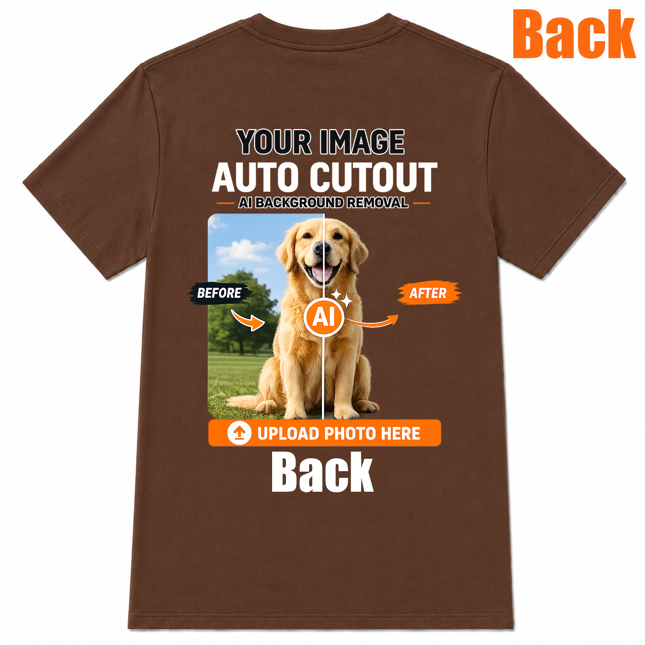 AI Background Remove Custom T-Shirt – Design Your Own Personalized Shirt