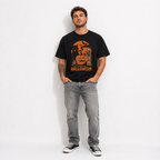 Long Live Halloween Black Cat Pumpkin Spooky Vintage Graphic Men's T-Shirt