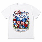USA Patriotic Freedom 250th Anniversary 4th of July Independence T-Shirt
