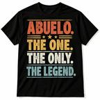 Abuelo The One The Only The Legend Vintage Grandpa Men's Graphic T-Shirt