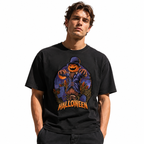 Pumpkin Head Scarecrow Halloween Cornfield Spooky Horror Graphic Men's T-Shirt