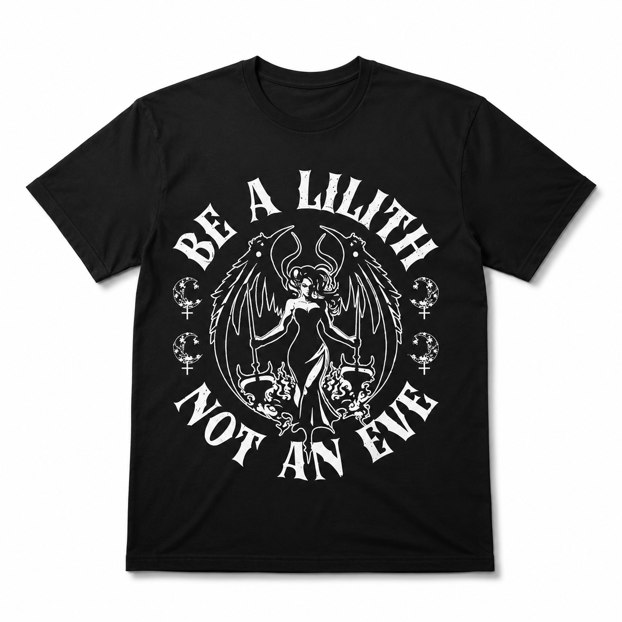 Be a Lilith Not an Eve Gothic Demon Witch Occult Graphic Men's T-Shirt