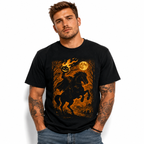 Headless Horseman Halloween Pumpkin Rider Spooky Gothic Graphic Men's T-Shirt