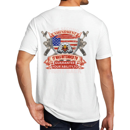 Men's Hot Stamped T-shirt - Back 180g