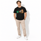 Hose Bee Lion Funny Rebus Wordplay Meme Graphic Men's T-Shirt