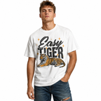 Easy Tiger Funny Vintage Tiger Graphic Men's T-Shirt