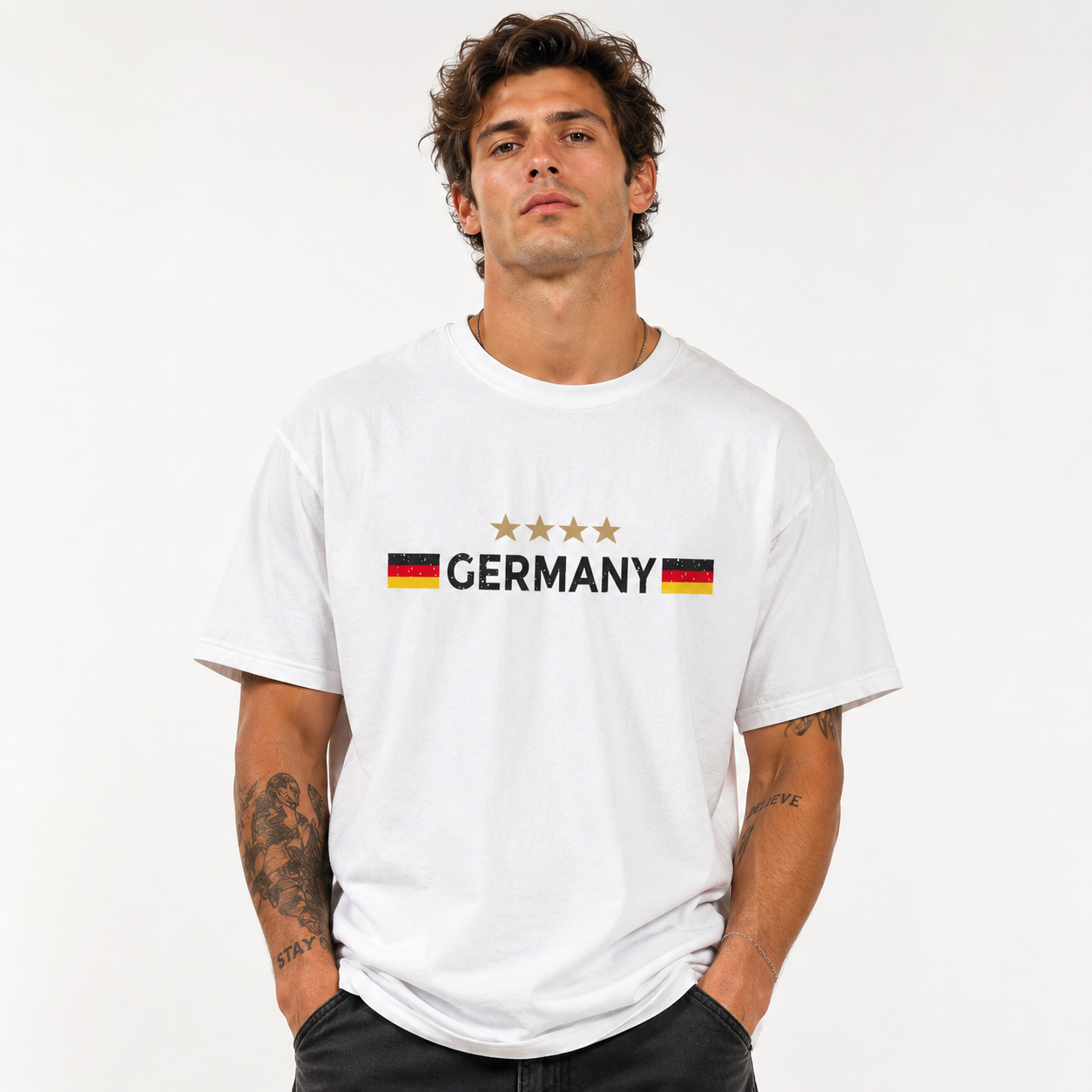 Germany Flag T-Shirt Men's Patriotic Graphic Tee German Pride Shirt