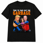 Funny Political Satire Garbage Graphic T-Shirt Men's Election Humor Tee