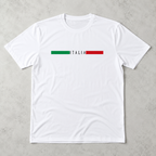 Mens Italia Flag T-Shirt Italy Pride Italian Graphic Tee