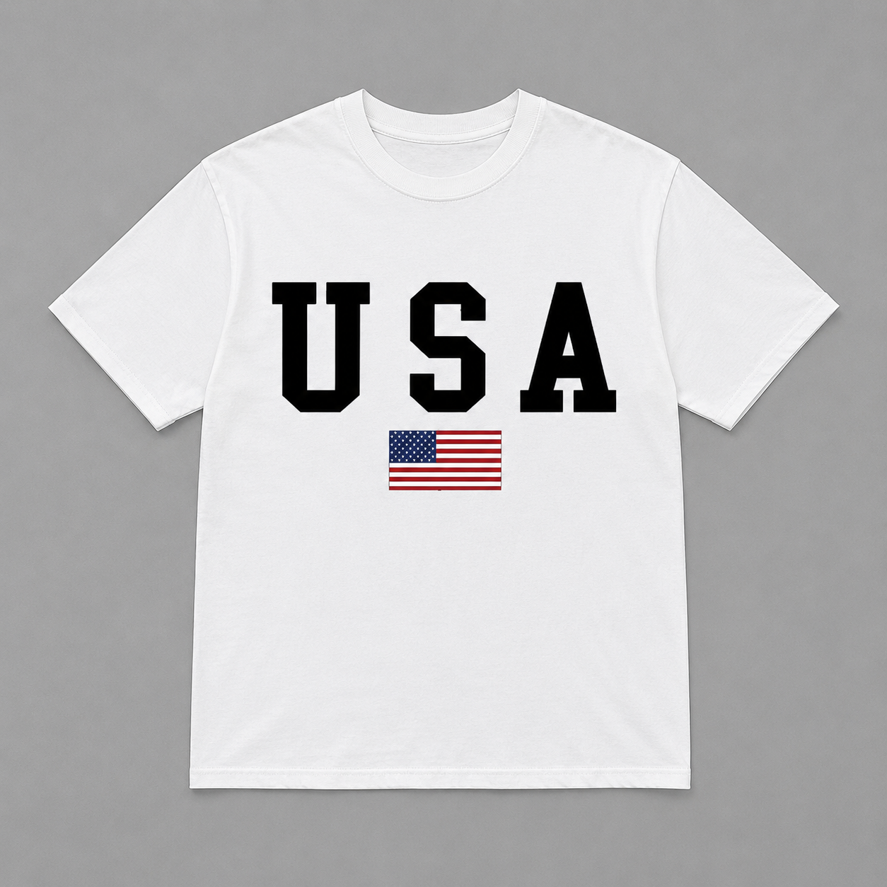 USA Flag Patriotic T-Shirt American Flag Graphic Tee 4th July Independence