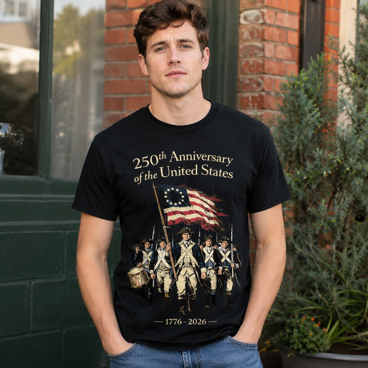 USA 250th Anniversary T-Shirt | 1776-2026 We The People Patriotic Tee