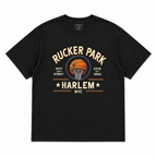 Harlem NYC Rucker Park Basketball Graphic T-Shirt Vintage Streetball Retro Tee