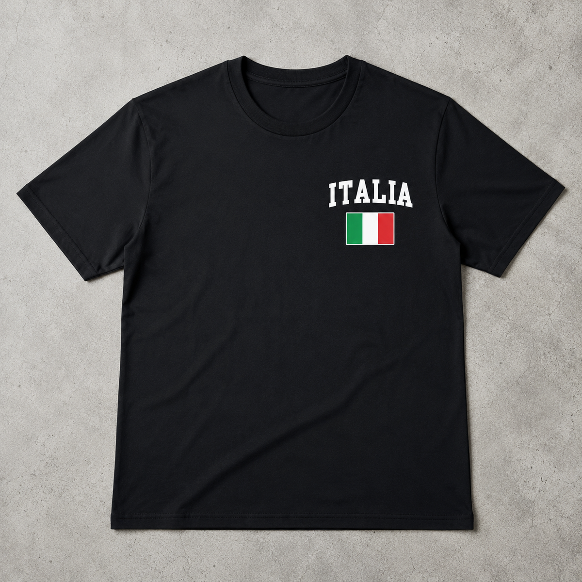 Mens Italia Flag T-Shirt Italy Pride Italian Graphic Tee