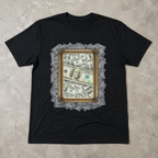 6 People I Trust Funny Money Graphic T-Shirt Dollar Bill Humor Meme Tee