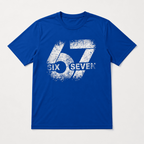 Six Seven 67 Number Graphic T-Shirt Vintage Streetwear Unisex Tee
