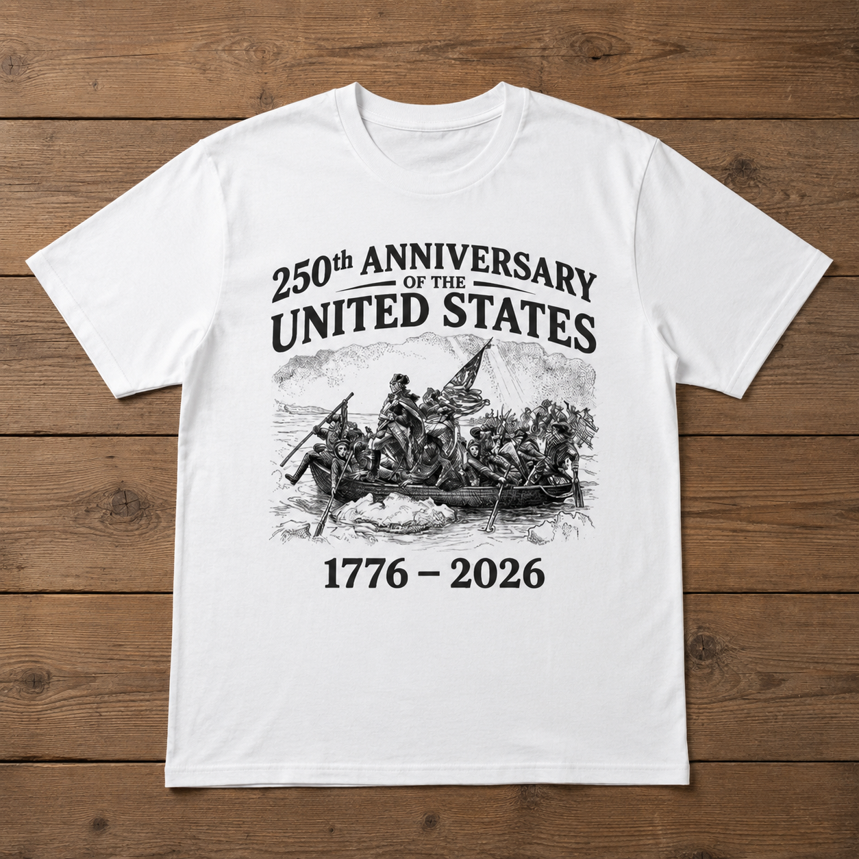 USA 250th Anniversary We The People Patriotic Men's T-Shirt 1776-2026