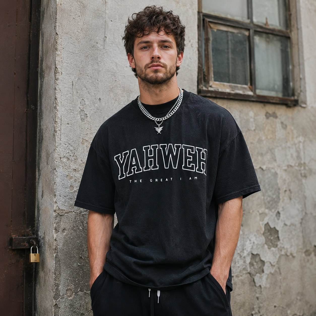 Jehovah Name Religious Faith Graphic T-Shirt Christian Believer Tee