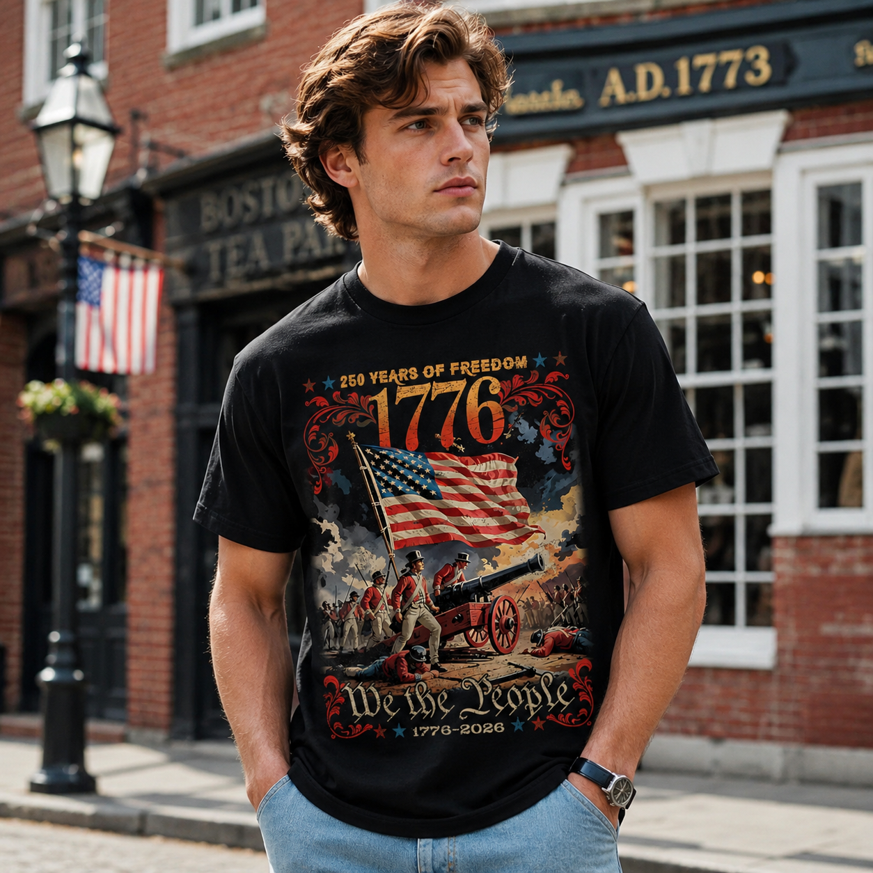 USA 250th Anniversary T-Shirt | 1776-2026 We The People Patriotic Tee