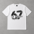 Six Seven 67 Number Graphic T-Shirt Vintage Streetwear Unisex Tee