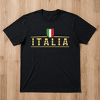 Mens Italia Flag T-Shirt Italy Pride Italian Graphic Tee