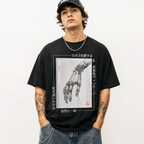 Cyberpunk Robot Hand Graphic T-Shirt Futuristic Gamer Tech Streetwear Tee
