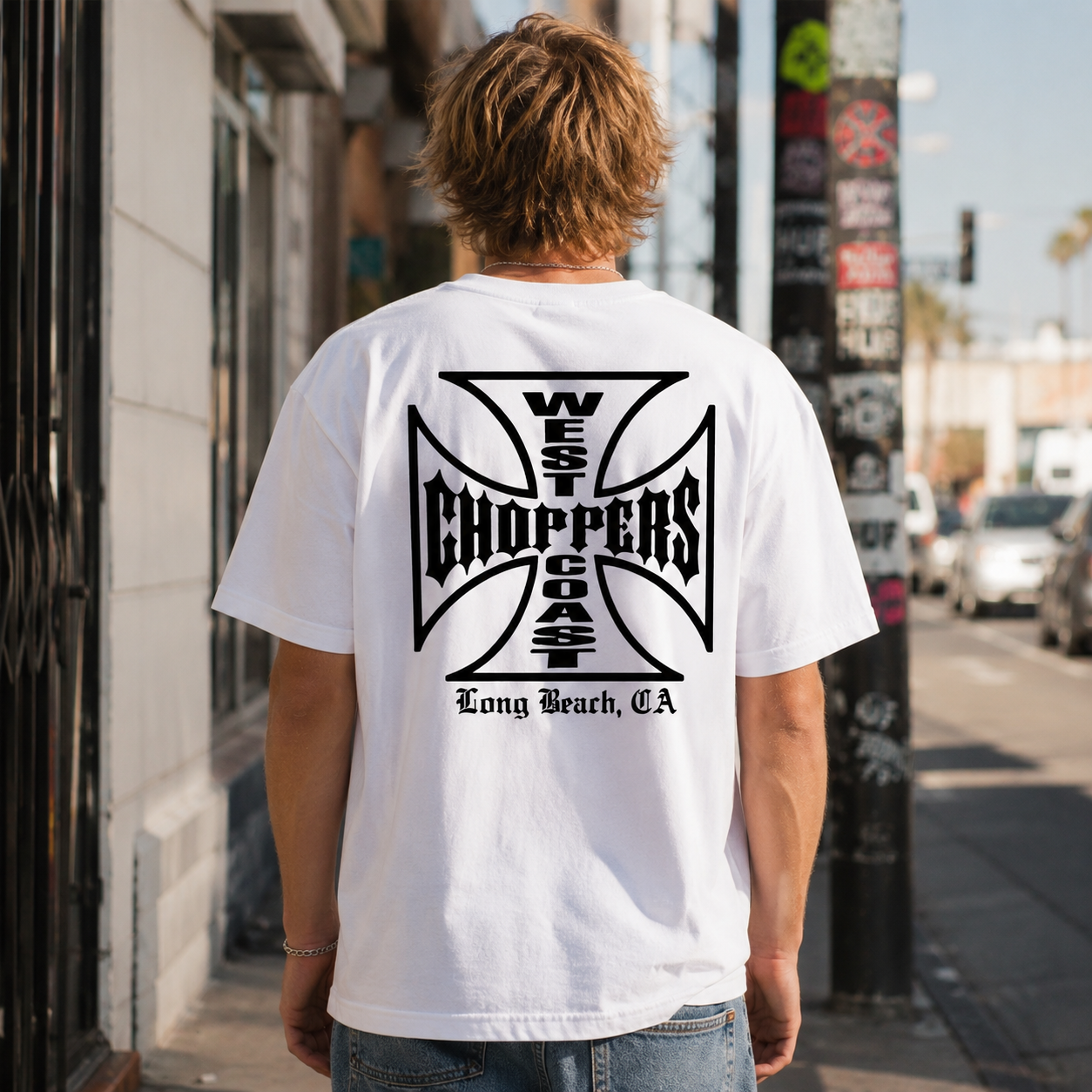 Men'S Trendy T-Shirt Featuring a Unique West Coast Choppers Letter Print shirt