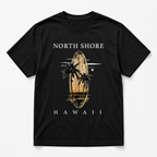 Men's Essential! Short-Sleeve T-Shirt with North Shore Hawaii Elements, Surfboar