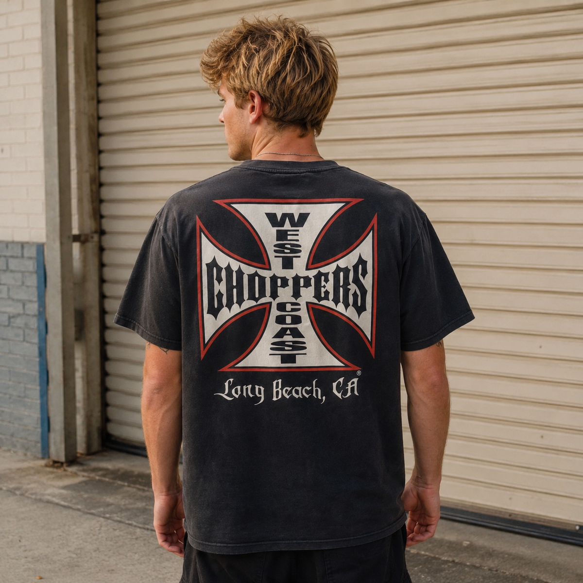 Men'S Trendy T-Shirt Featuring a Unique West Coast Choppers Letter Print shirt