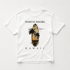 Men's Essential! Short-Sleeve T-Shirt with North Shore Hawaii Elements, Surfboar